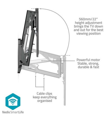 Nedis Motoriseret TV Vægbeslag 32'' - 75''