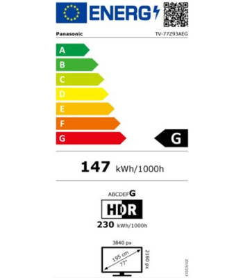 Panasonic TV-77Z93AEG - OLED 4K Smart TV
