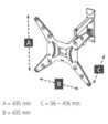Hama TV Wall Bracket Full Motion up to 65''