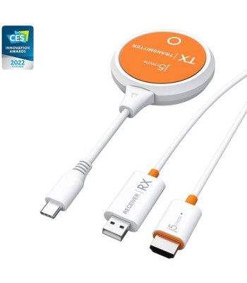 J5 Create Screencast USB-C Wireless Display HDMI Extender