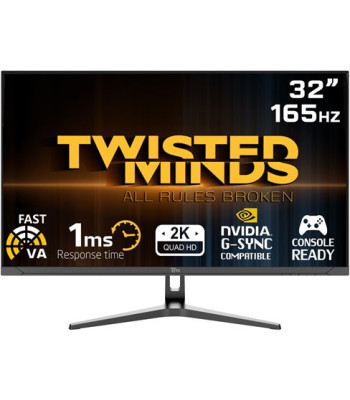 Twisted Minds Flat Gaming Monitor 32'' QHD