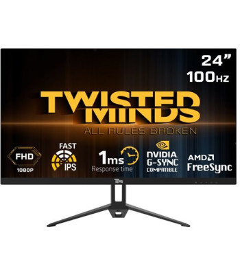 Twisted Minds Flat Gaming Monitor 24'' FHD