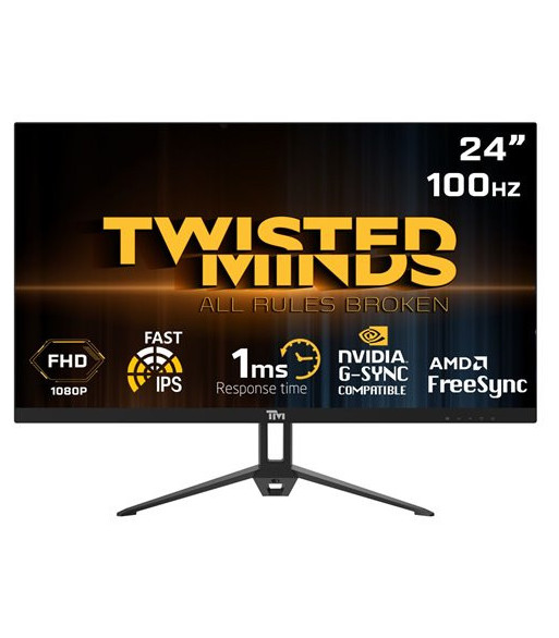 Twisted Minds Flat Gaming Monitor 24'' FHD
