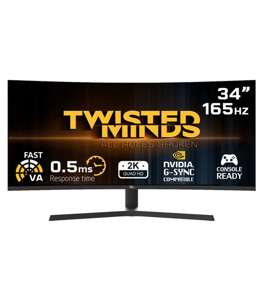 Twisted Minds Curved Gaming Monitor 34'' WQHD Twisted Minds Curved Gaming Monitor 34'' WQHD
