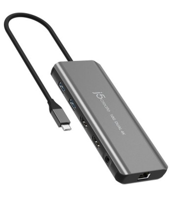 J5 Create USB-C Dual 4K HDMI 10GBPS Mini Dock