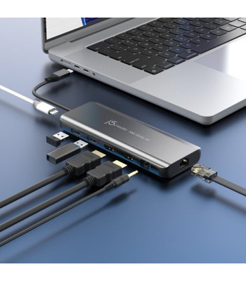 J5 Create USB-C Dual 4K HDMI 10GBPS Mini Dock