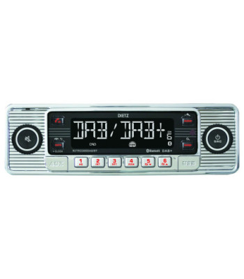 Retro bilradio med MP3