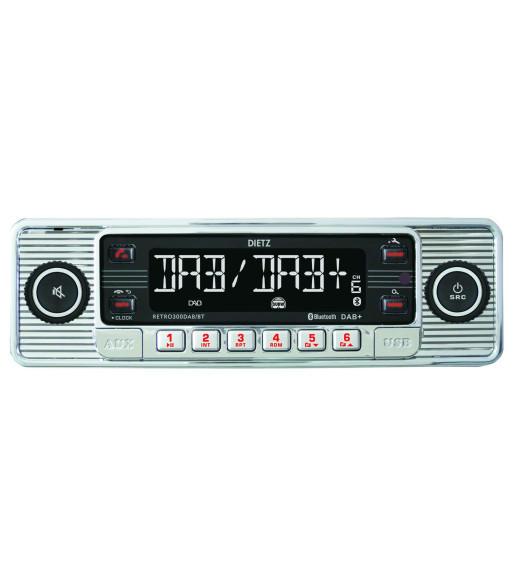 Retro bilradio med MP3