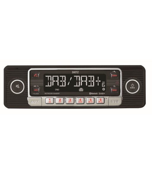 Retro bilradio med MP3
