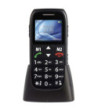 FM-7500 Enkel mobiltelefon til seniorer med SOS-panikknap sort
