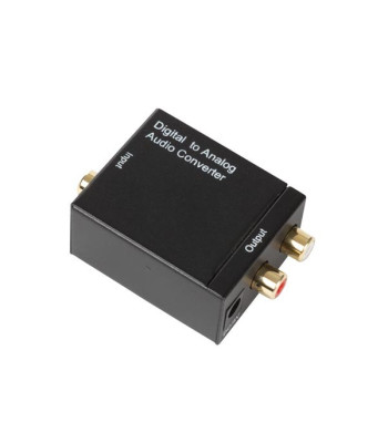 Digital til analog audiokonverter - TOSLINK/Coax - 2 x Phono