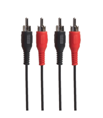 Connectech Phono-kabel. 2.5m. Sort