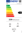 Gram KF 411864 N-2 - Fritstående kølefryseskab