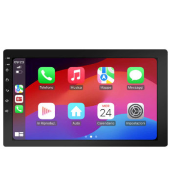 Phonecar - 10" 1-DIN Android media center med trådløs Apple Carplay og Android Auto