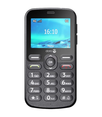 Doro 1881 Black (2024) - Mobiltelefon