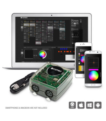 Cameo DVC PRO - 1024-Channel USB to DMX-Interface with WiFi Access and Control Software