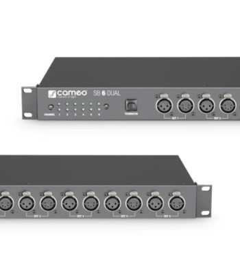 Cameo SB 6 DUAL - 6-Channel DMX Splitter / Booster (3 Pin and 5 Pin)