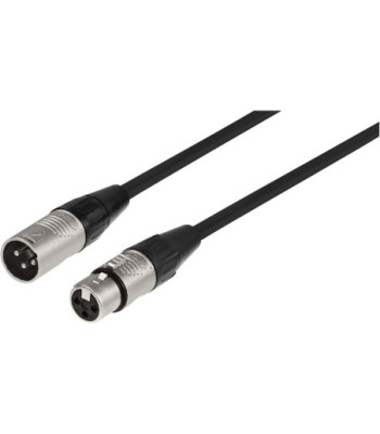 MONACOR XLR-kabel 20m sort - MECR-2000/SW