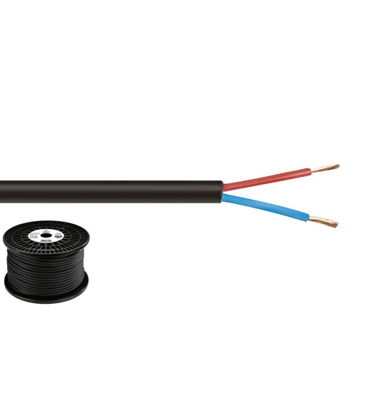 MONACOR Højtt. kabel 2x2.5mm2 halogenfrit - SPC-525H/SW MONACOR Højtt. kabel 2x2.5mm2 halogenfrit - SPC-525H/SW