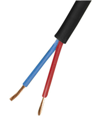 MONACOR Højtt. kabel 2x2.5mm2 halogenfrit - SPC-525H/SW