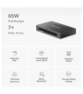 Mercusys MS108GP - Switch