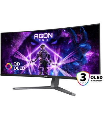 AOC 34'' Curved QD-OLED, 175 Hz, AG346UCD - Gaming skærm