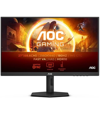 AOC 27'' QHD, 180 Hz, Q27G4XN - Gaming skærm