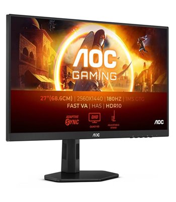 AOC 27'' QHD, 180 Hz, Q27G4XN - Gaming skærm