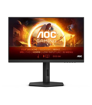 AOC 24'' FHD IPS, 180Hz, 24G4X - Gaming skærm