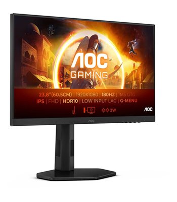 AOC 24'' FHD IPS, 180Hz, 24G4X - Gaming skærm