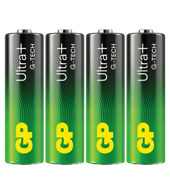 GP Ultra Plus Alkaline AA batteri 4 i pak