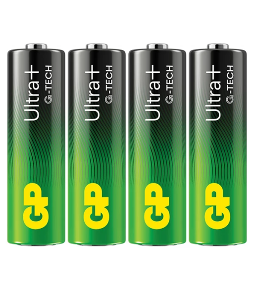 GP Ultra Plus Alkaline AA batteri 4 i pak GP Ultra Plus Alkaline AA batteri 4 i pak