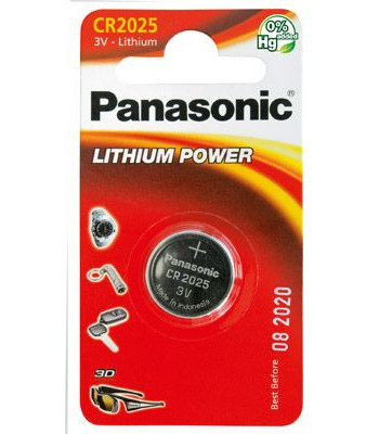 CR2025 CR-2025 LITHIUM-KNAPCELLE 3V, 165MAH (1 STK. I BLISTER)