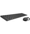 RAPOO Keyboard/Mice Set 9750M, mørkegrå - Tastatur og mus
