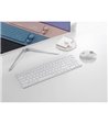 RAPOO Keyboard/Mice Set 9750M, hvid - Tastatur og mus