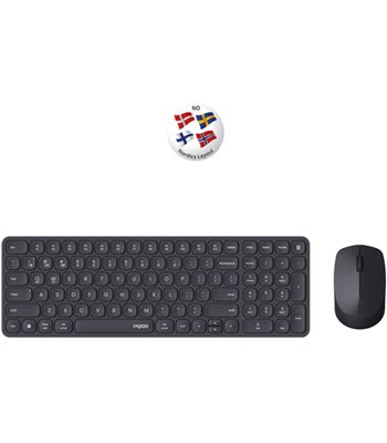 RAPOO Keyboard/Mice Set 9310M - Tastatur og mus