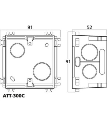 MONACOR Hus t/ATT-3xx - ATT-300C