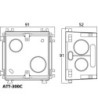 MONACOR Hus t/ATT-3xx - ATT-300C