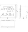 MONACOR Indbygningsmixer - MXT-52MP3