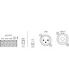 MONACOR 100V effektforstærker 240W - PA-924S