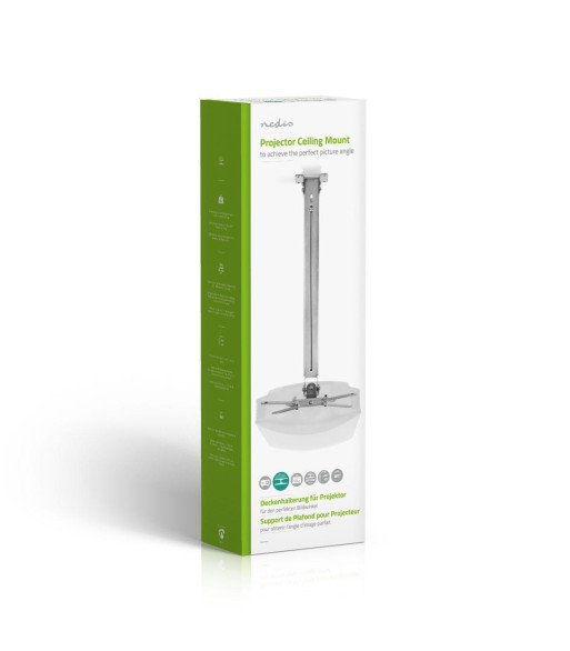 Loftsbeslag til projektor | 360° roterbar | Maks. 10 kg | 550-1000 mm loftsafstand | Grå Loftsbeslag til projektor | 360° roterbar | Maks. 10 kg | 550-1000 mm loftsafstand | Grå