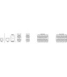 MONACOR Digital router 8-kanals - DRM-882LAN