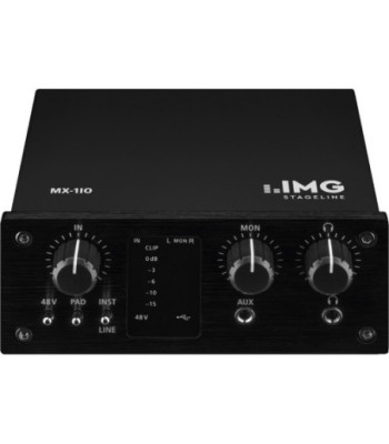 IMG STAGELINE USB audio interface 1 kanal - MX-1IO