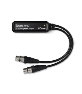 Dante(R) analog input adapter - ADP-DAI-2X0