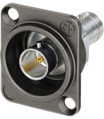 NEUTRIK UHD BNC-chassisstik - NBB-75DFIX