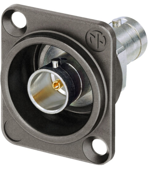 NEUTRIK UHD BNC-chassisstik - NBB-75DFGX