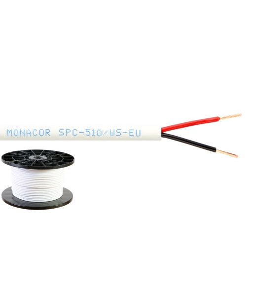 MONACOR Højttalerkabel 2x1.0mm2 100m - SPC-510/WS-EU MONACOR Højttalerkabel 2x1.0mm2 100m - SPC-510/WS-EU