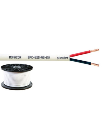 MONACOR Højttalerkabel 2x2.5mm2 100m - SPC-525/WS-EU