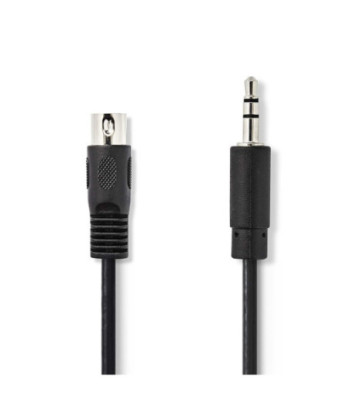 Nedis DIN-audiokabel | DIN 5-benet hanstik | 3