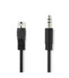 Nedis DIN-audiokabel | DIN 5-benet hanstik | 3